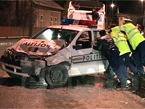 Accidet masina de politie